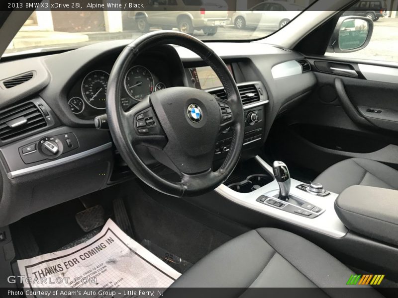 Alpine White / Black 2013 BMW X3 xDrive 28i
