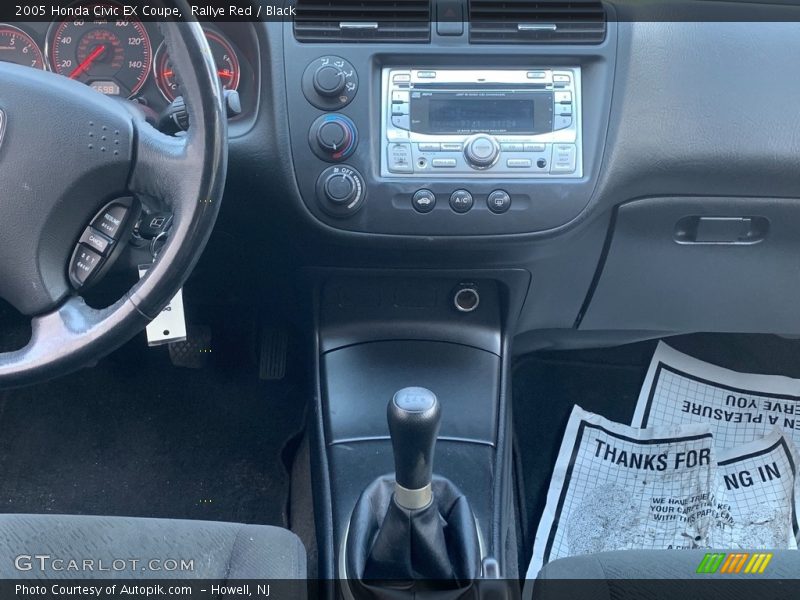 Rallye Red / Black 2005 Honda Civic EX Coupe