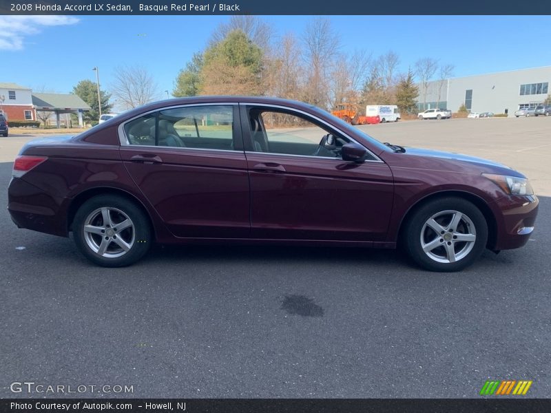 Basque Red Pearl / Black 2008 Honda Accord LX Sedan