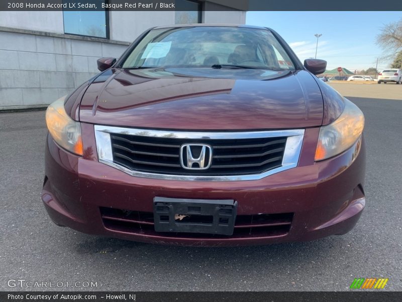 Basque Red Pearl / Black 2008 Honda Accord LX Sedan