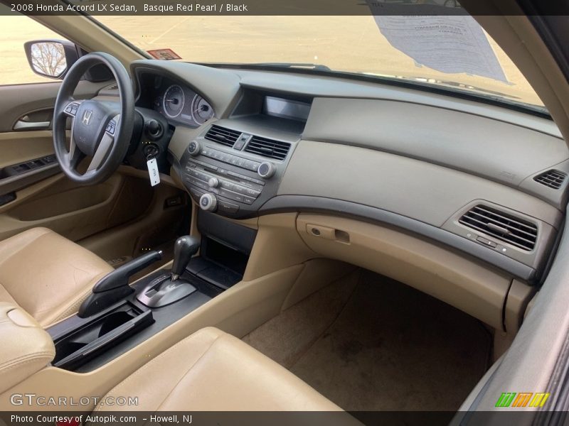Basque Red Pearl / Black 2008 Honda Accord LX Sedan