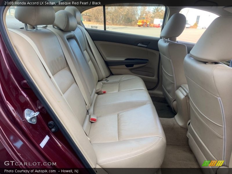 Basque Red Pearl / Black 2008 Honda Accord LX Sedan