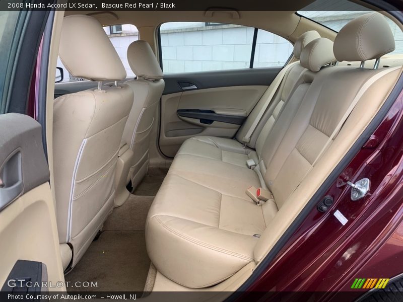 Basque Red Pearl / Black 2008 Honda Accord LX Sedan