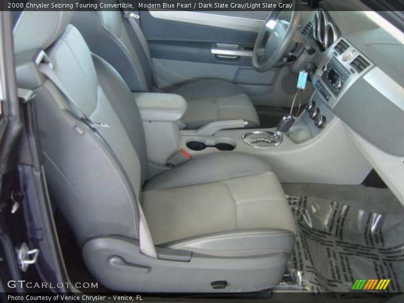 Modern Blue Pearl / Dark Slate Gray/Light Slate Gray 2008 Chrysler Sebring Touring Convertible