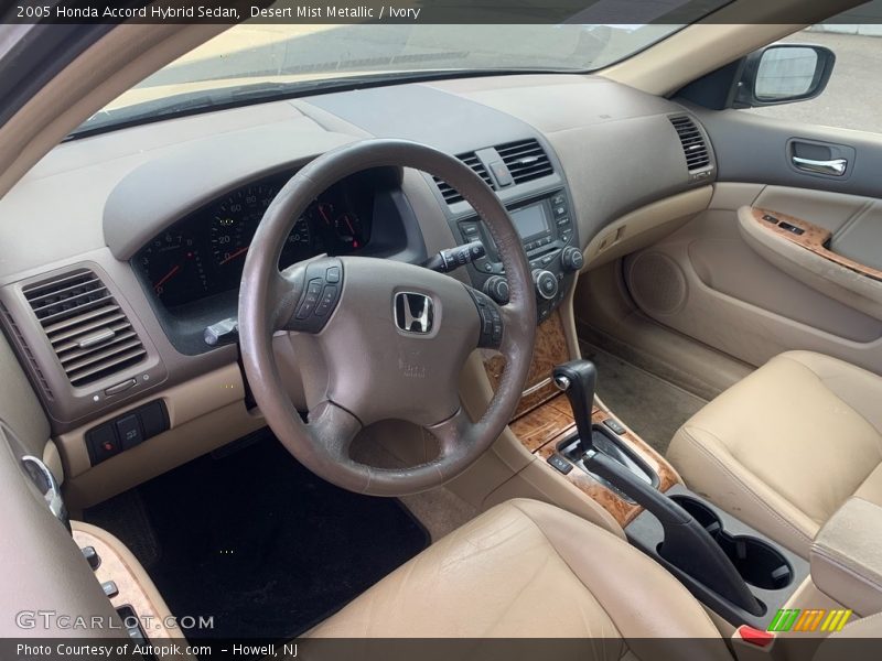 Desert Mist Metallic / Ivory 2005 Honda Accord Hybrid Sedan