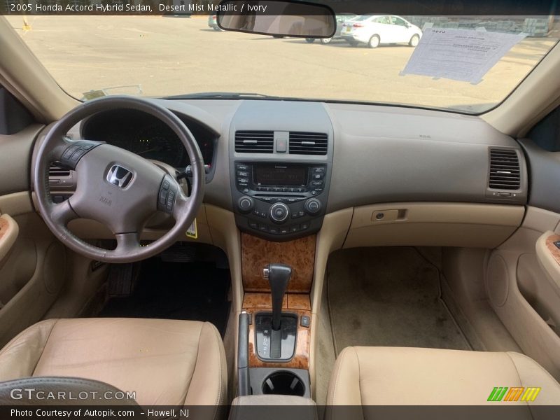 Desert Mist Metallic / Ivory 2005 Honda Accord Hybrid Sedan