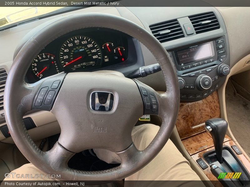 Desert Mist Metallic / Ivory 2005 Honda Accord Hybrid Sedan