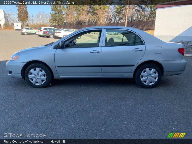 Silver Streak Mica / Stone 2006 Toyota Corolla LE