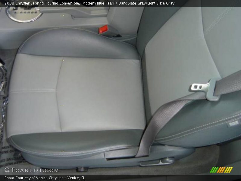 Modern Blue Pearl / Dark Slate Gray/Light Slate Gray 2008 Chrysler Sebring Touring Convertible