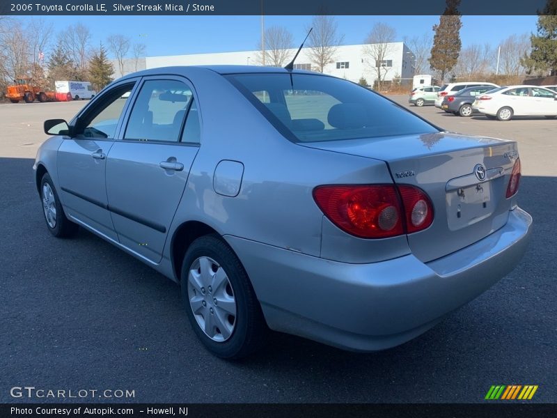 Silver Streak Mica / Stone 2006 Toyota Corolla LE