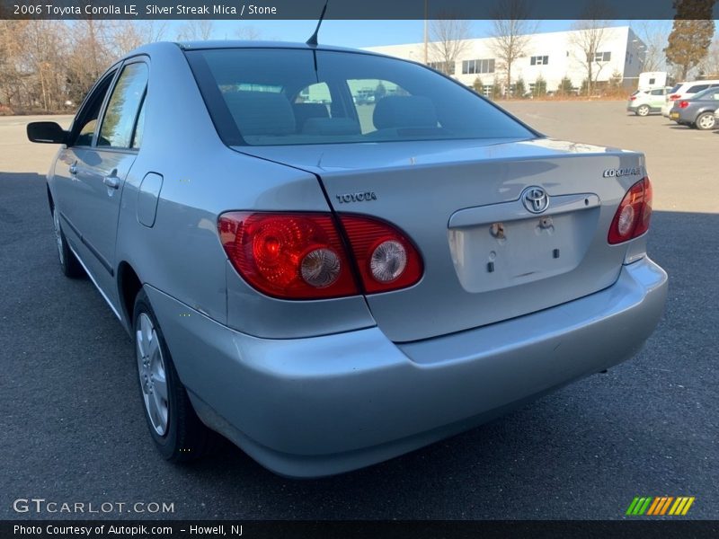 Silver Streak Mica / Stone 2006 Toyota Corolla LE