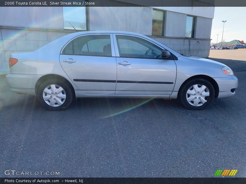 Silver Streak Mica / Stone 2006 Toyota Corolla LE