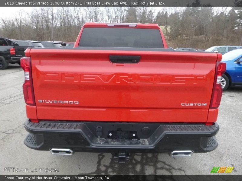 Red Hot / Jet Black 2019 Chevrolet Silverado 1500 Custom Z71 Trail Boss Crew Cab 4WD