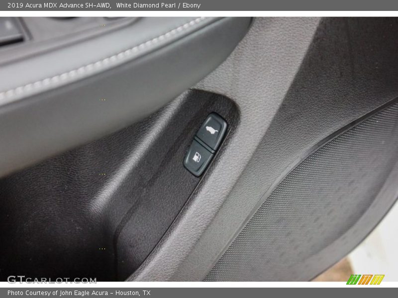 White Diamond Pearl / Ebony 2019 Acura MDX Advance SH-AWD