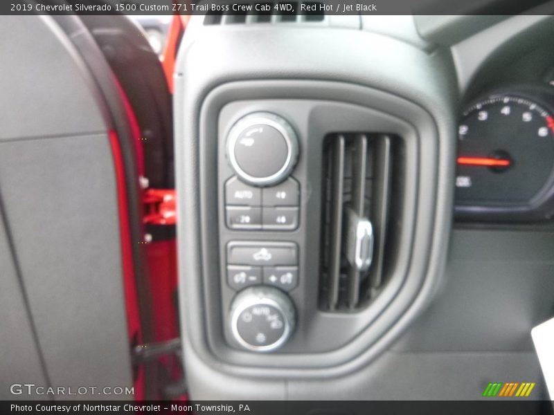 Red Hot / Jet Black 2019 Chevrolet Silverado 1500 Custom Z71 Trail Boss Crew Cab 4WD