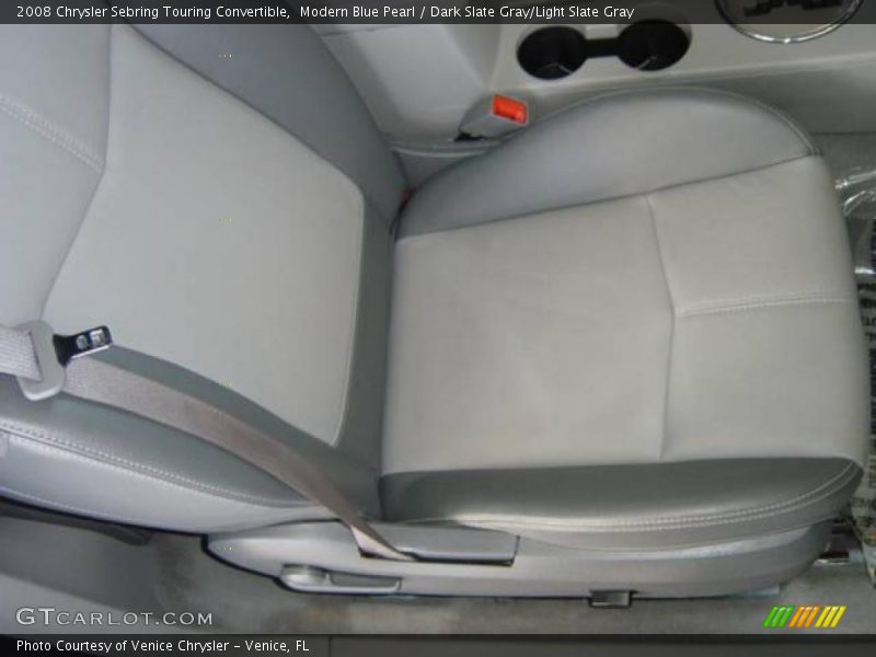 Modern Blue Pearl / Dark Slate Gray/Light Slate Gray 2008 Chrysler Sebring Touring Convertible