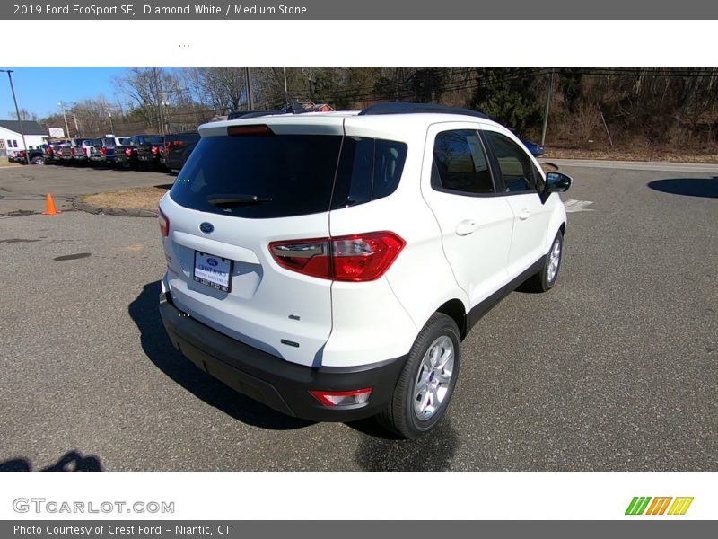 Diamond White / Medium Stone 2019 Ford EcoSport SE