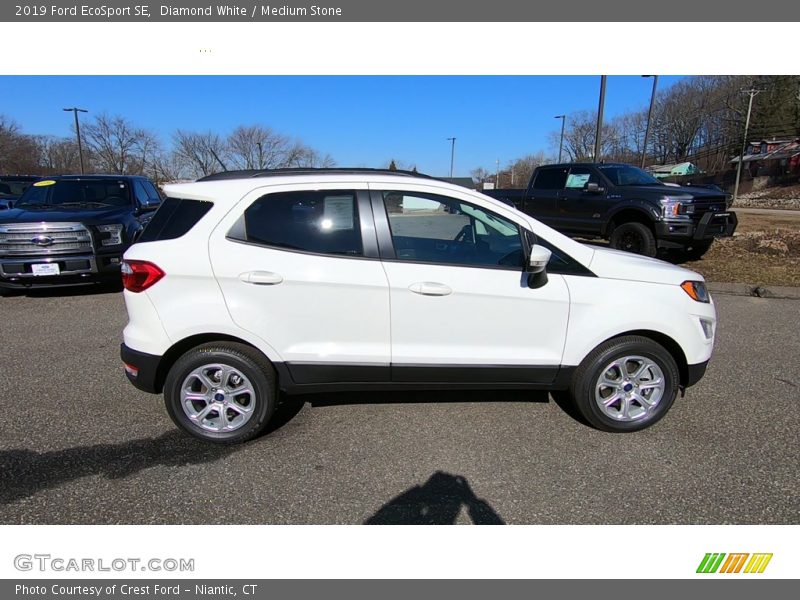 Diamond White / Medium Stone 2019 Ford EcoSport SE