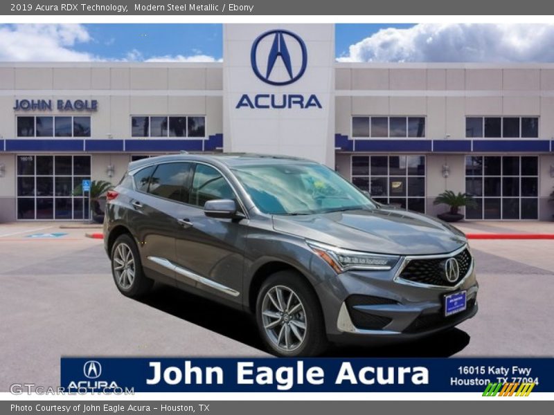 Modern Steel Metallic / Ebony 2019 Acura RDX Technology