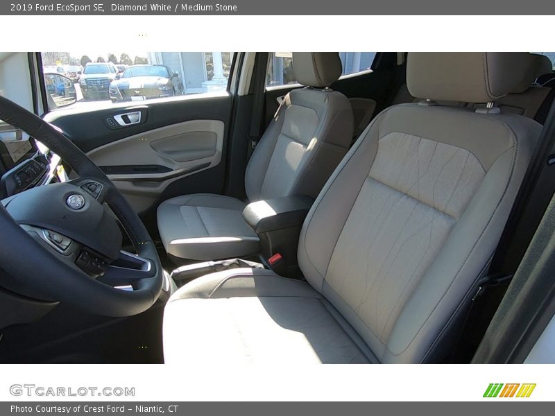 Diamond White / Medium Stone 2019 Ford EcoSport SE