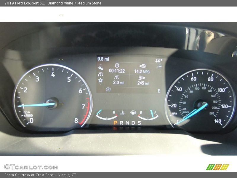 Diamond White / Medium Stone 2019 Ford EcoSport SE