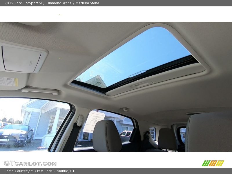 Diamond White / Medium Stone 2019 Ford EcoSport SE