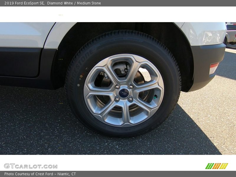 Diamond White / Medium Stone 2019 Ford EcoSport SE