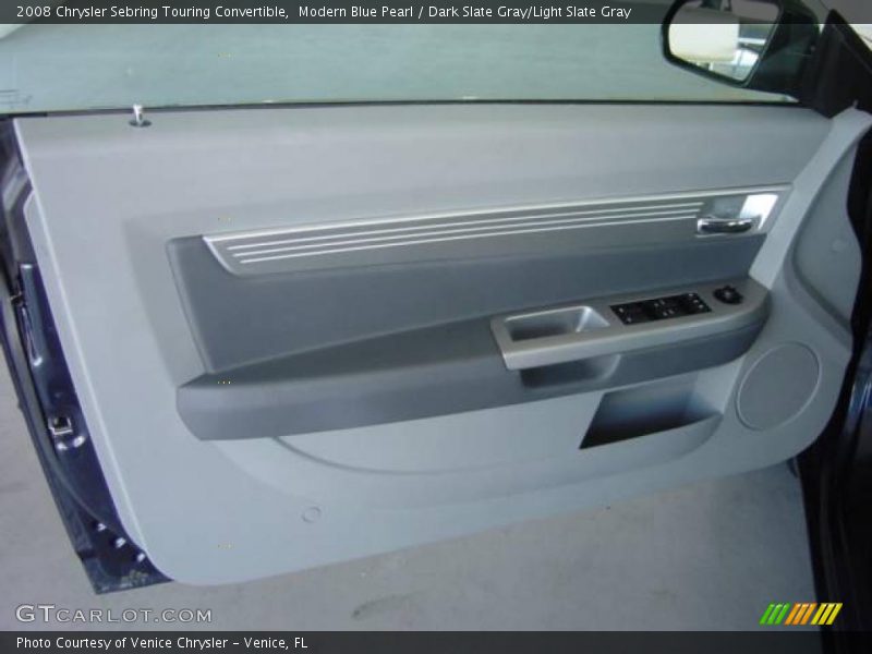 Modern Blue Pearl / Dark Slate Gray/Light Slate Gray 2008 Chrysler Sebring Touring Convertible