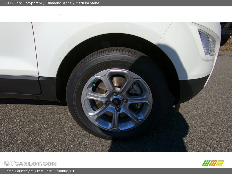 Diamond White / Medium Stone 2019 Ford EcoSport SE
