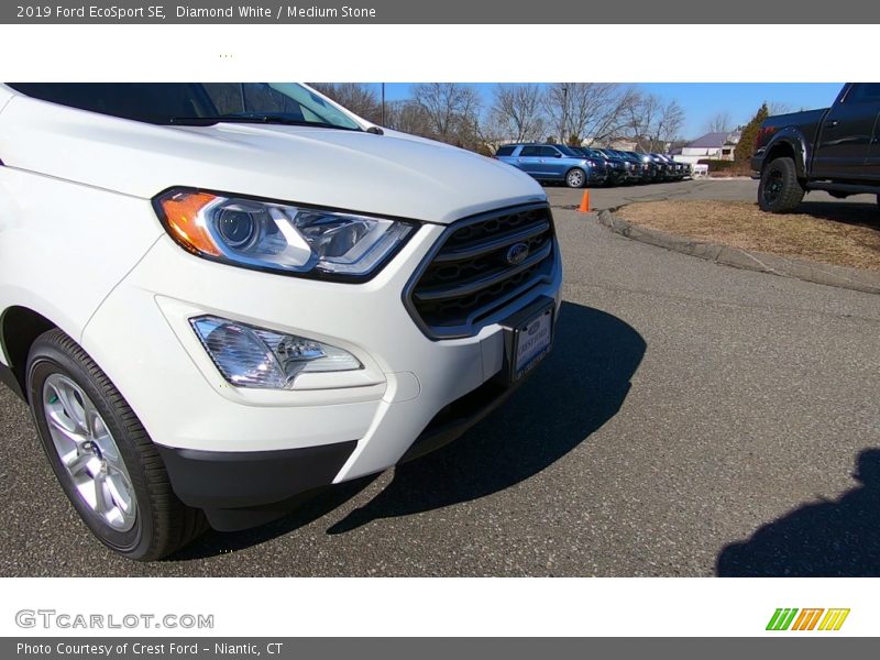 Diamond White / Medium Stone 2019 Ford EcoSport SE