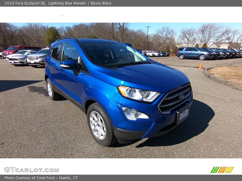 Lightning Blue Metallic / Ebony Black 2019 Ford EcoSport SE