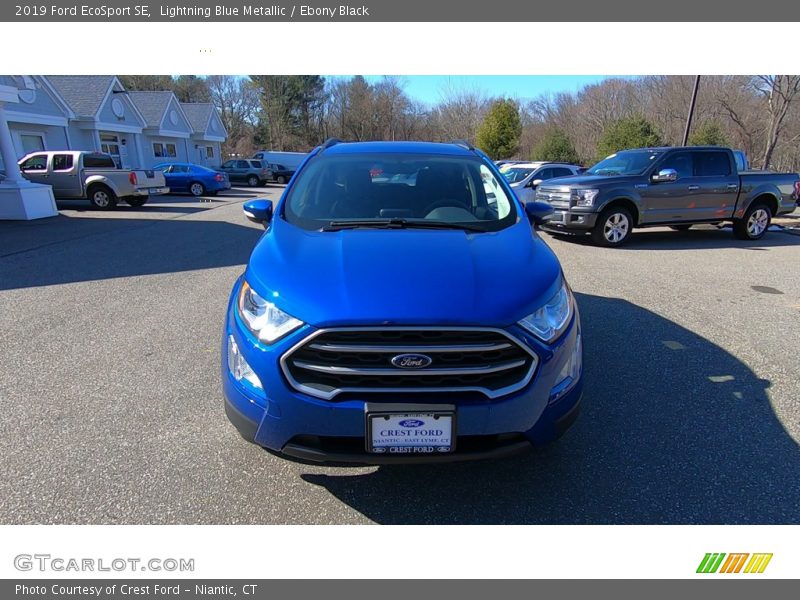 Lightning Blue Metallic / Ebony Black 2019 Ford EcoSport SE