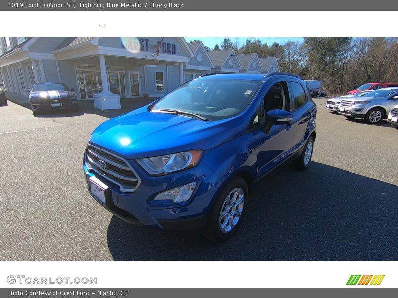 Lightning Blue Metallic / Ebony Black 2019 Ford EcoSport SE