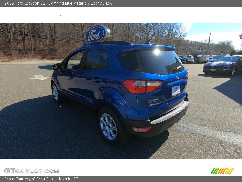 Lightning Blue Metallic / Ebony Black 2019 Ford EcoSport SE