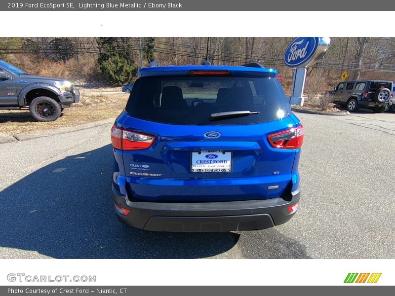 Lightning Blue Metallic / Ebony Black 2019 Ford EcoSport SE