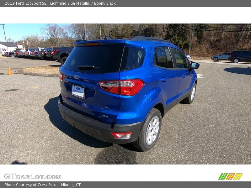 Lightning Blue Metallic / Ebony Black 2019 Ford EcoSport SE