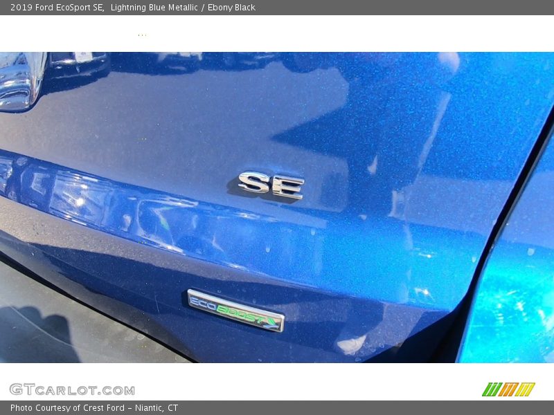 Lightning Blue Metallic / Ebony Black 2019 Ford EcoSport SE