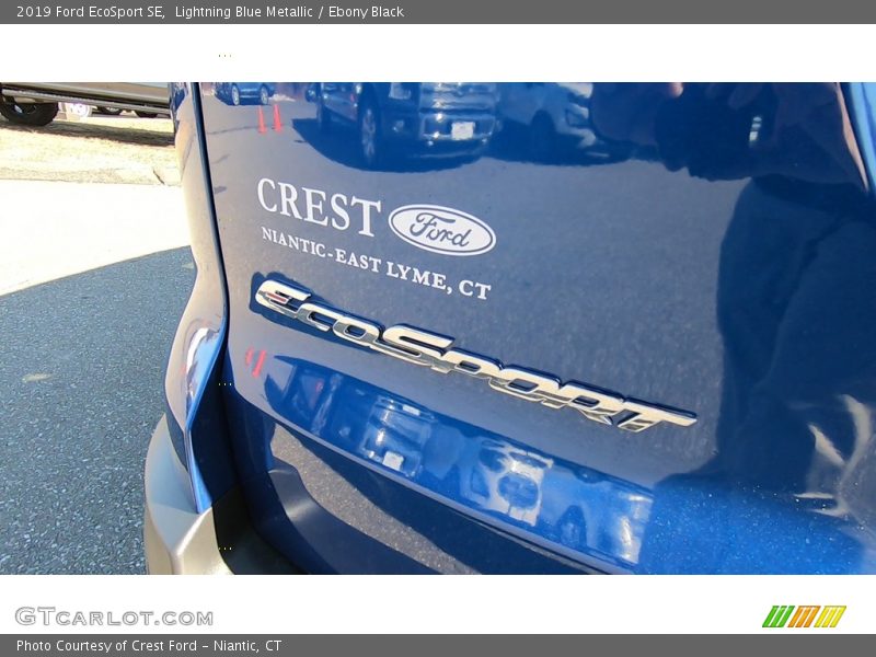 Lightning Blue Metallic / Ebony Black 2019 Ford EcoSport SE