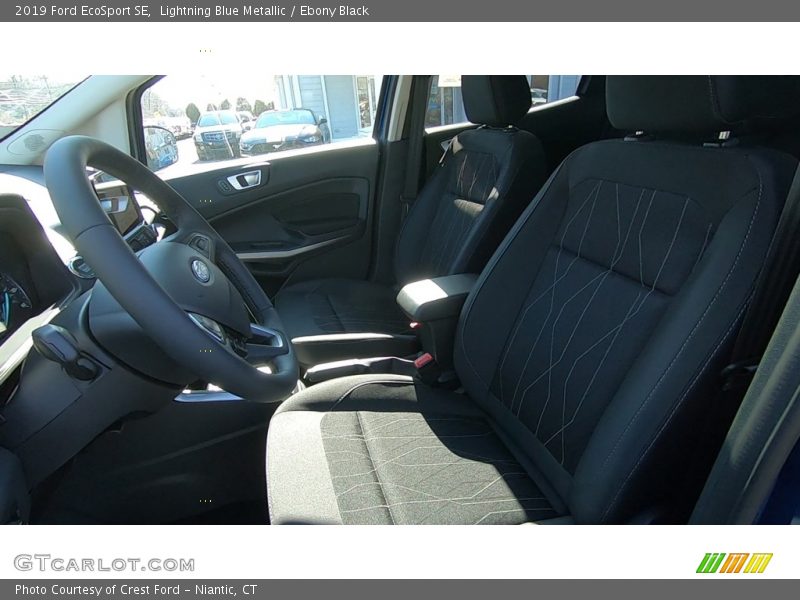 Lightning Blue Metallic / Ebony Black 2019 Ford EcoSport SE