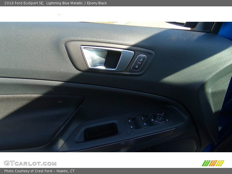 Lightning Blue Metallic / Ebony Black 2019 Ford EcoSport SE