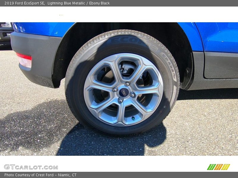 Lightning Blue Metallic / Ebony Black 2019 Ford EcoSport SE