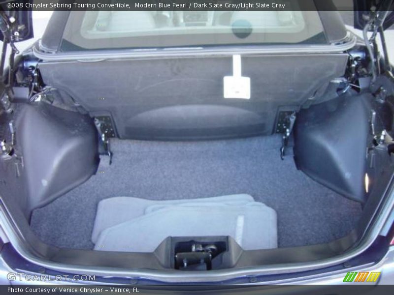 Modern Blue Pearl / Dark Slate Gray/Light Slate Gray 2008 Chrysler Sebring Touring Convertible