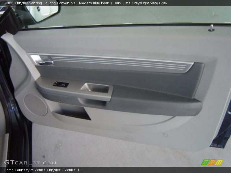 Modern Blue Pearl / Dark Slate Gray/Light Slate Gray 2008 Chrysler Sebring Touring Convertible