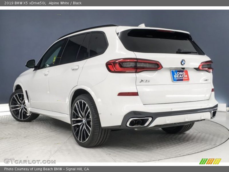 Alpine White / Black 2019 BMW X5 xDrive50i