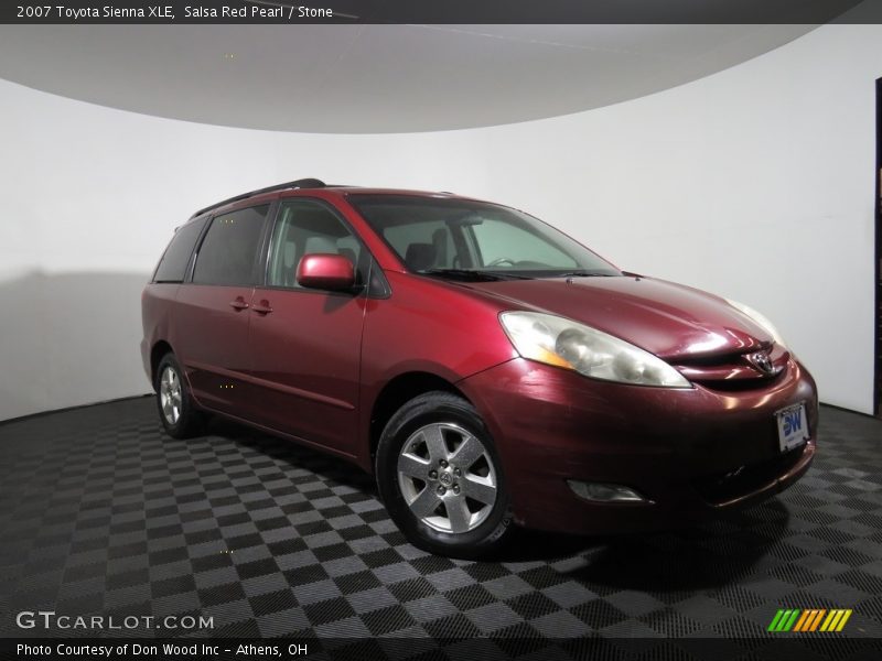 Salsa Red Pearl / Stone 2007 Toyota Sienna XLE