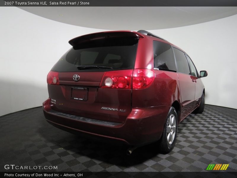 Salsa Red Pearl / Stone 2007 Toyota Sienna XLE