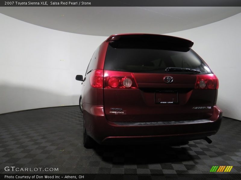 Salsa Red Pearl / Stone 2007 Toyota Sienna XLE