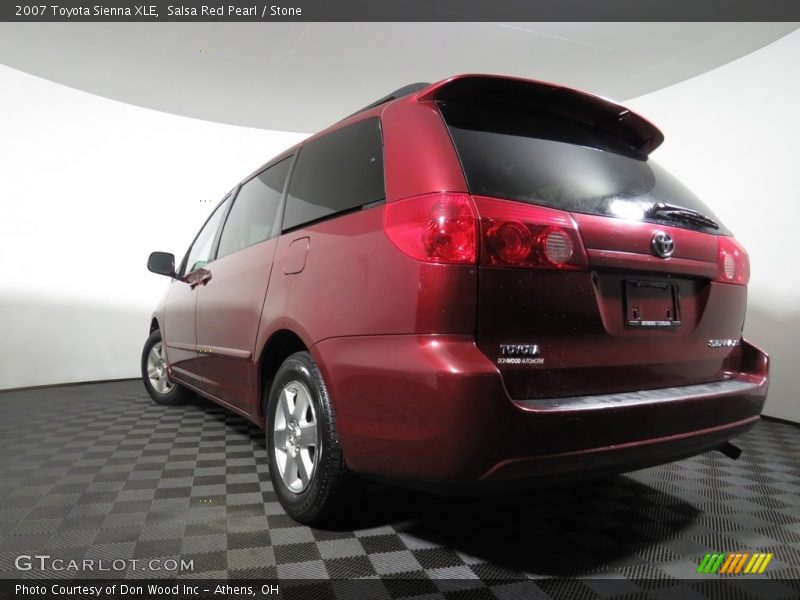 Salsa Red Pearl / Stone 2007 Toyota Sienna XLE