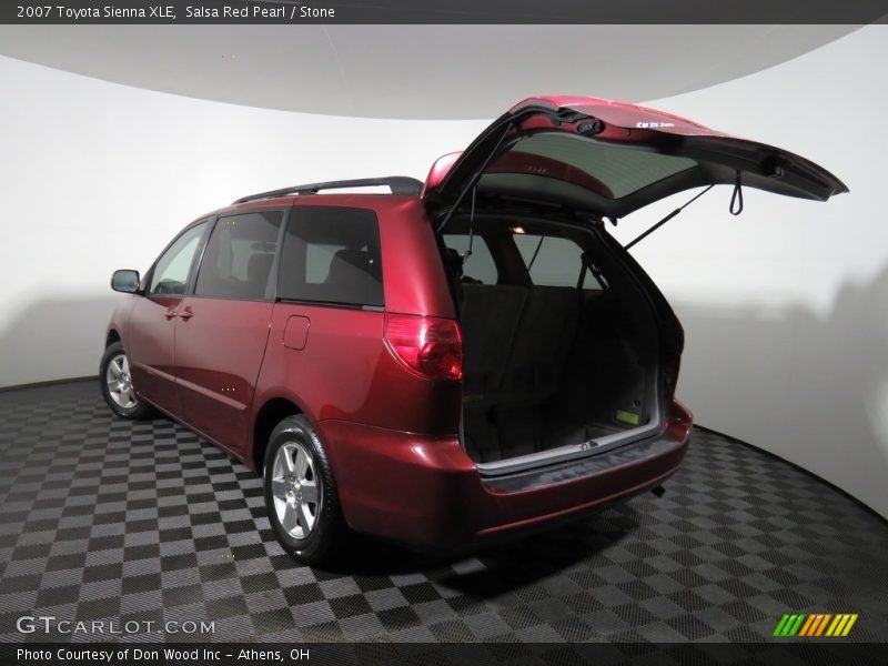 Salsa Red Pearl / Stone 2007 Toyota Sienna XLE