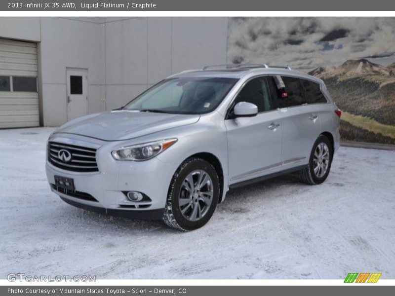 Liquid Platinum / Graphite 2013 Infiniti JX 35 AWD
